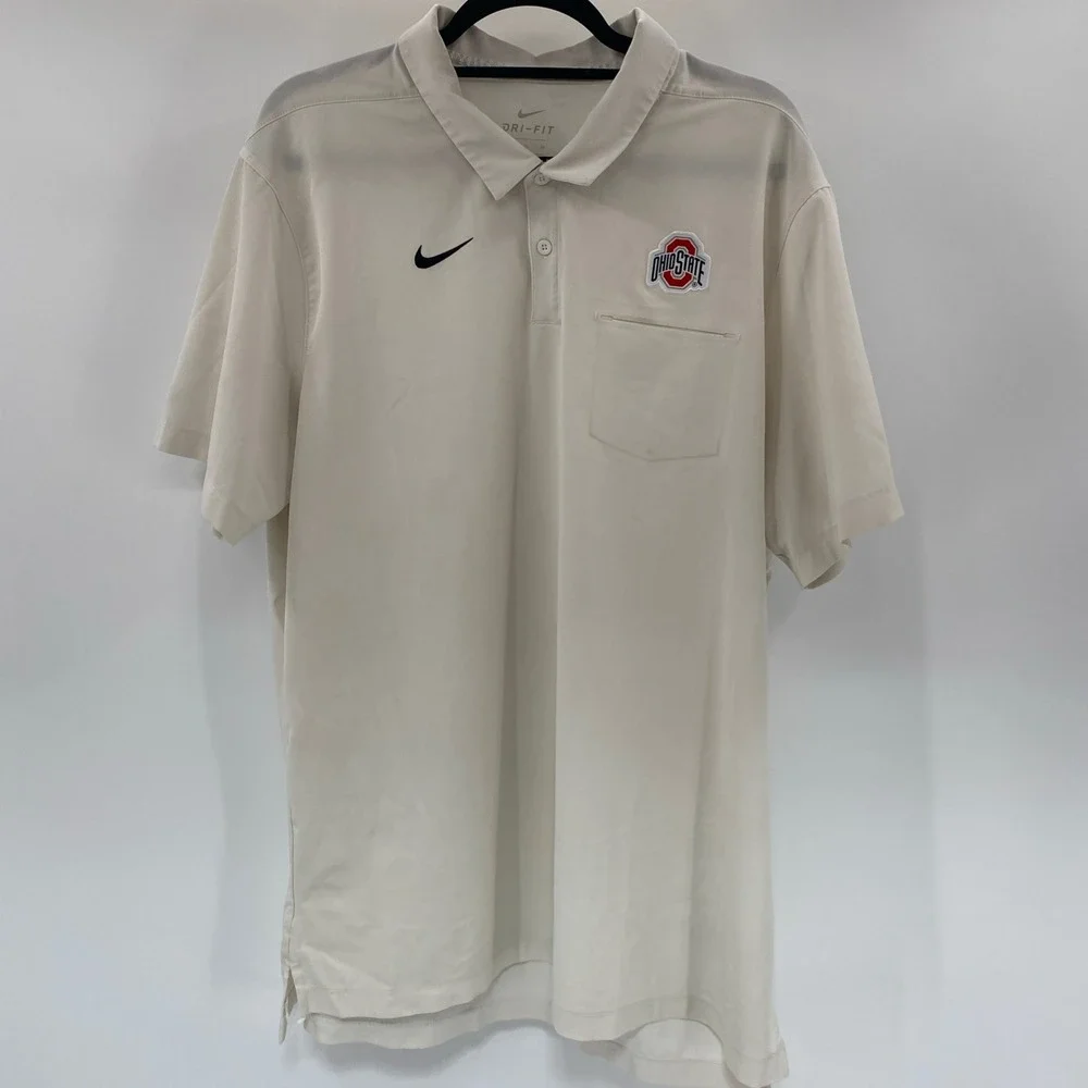Ohio State On‎ Field Shirt Mens Extra Large White Buckeyes Dri Fit Athleisure XL